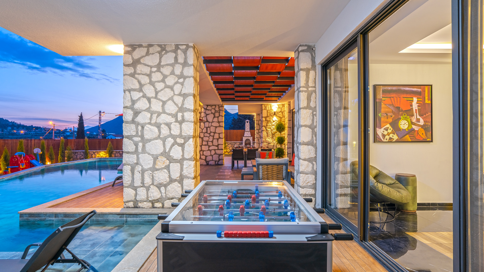 Villa İbiza İç Mekan Görseli